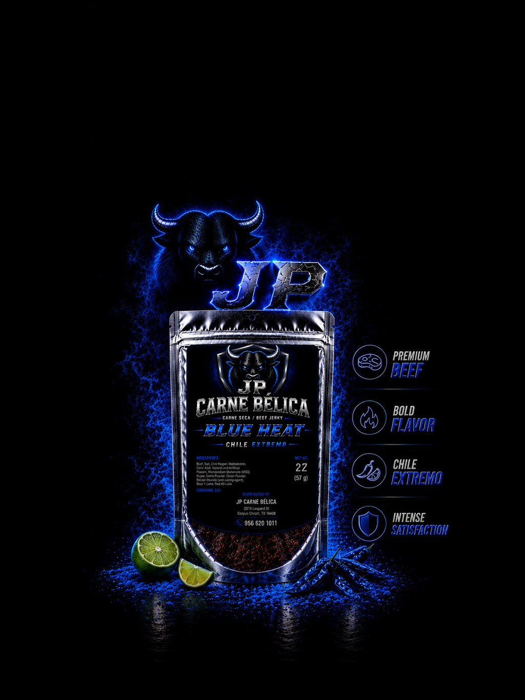 Blue Heat Beef Jerky